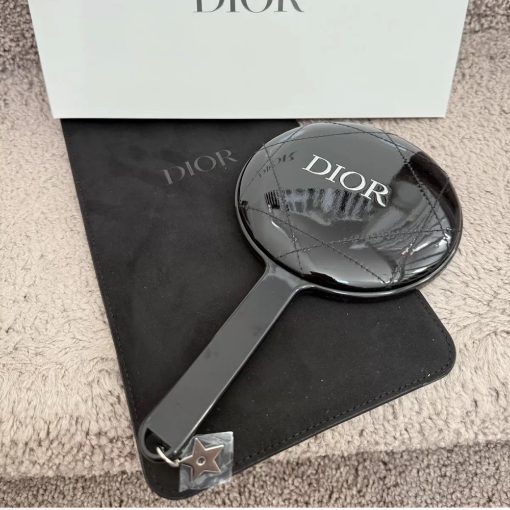 Dior Black Quilted Round Pouch - Picture 2 of 6